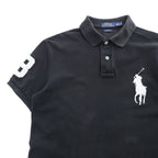 Polo Ralph Lauren Big Pony logo Piqué knit Polo Shirt, Size M, Black, Custom Fit