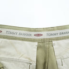 Tommy Bahama Relax 100% Silk Pleated Chino Shorts Sage Green Mens W33