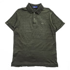 FRED PERRY 日本製 ポロシャツ S オリーブ グリーン ワンポイントロゴ FZ1603