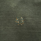 FRED PERRY 日本製 ポロシャツ S オリーブ グリーン ワンポイントロゴ FZ1603
