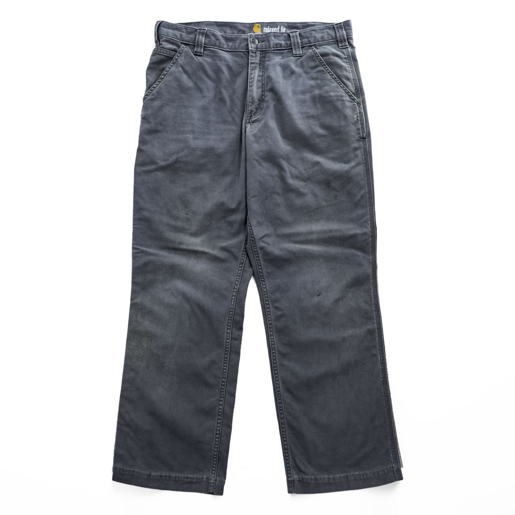 Carhartt 102291-039 Rugged Flex Rigby Relaxed Fit Canvas Work Pants Gravel Gray 34x32