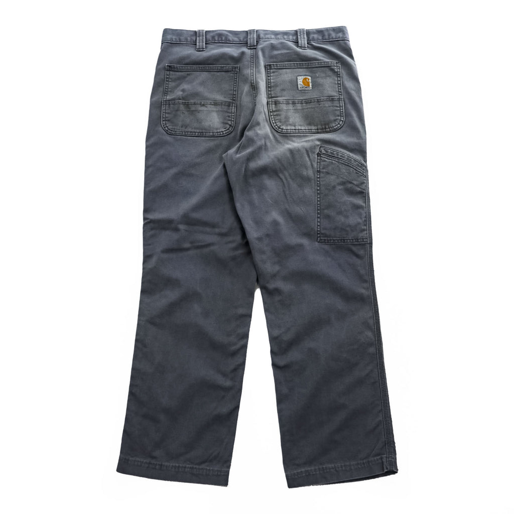 Carhartt 102291-039 Rugged Flex Rigby Relaxed Fit Canvas Work Pants Gravel Gray 34x32