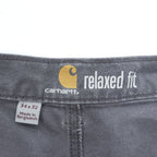 Carhartt 102291-039 Rugged Flex Rigby Relaxed Fit Canvas Work Pants Gravel Gray 34x32
