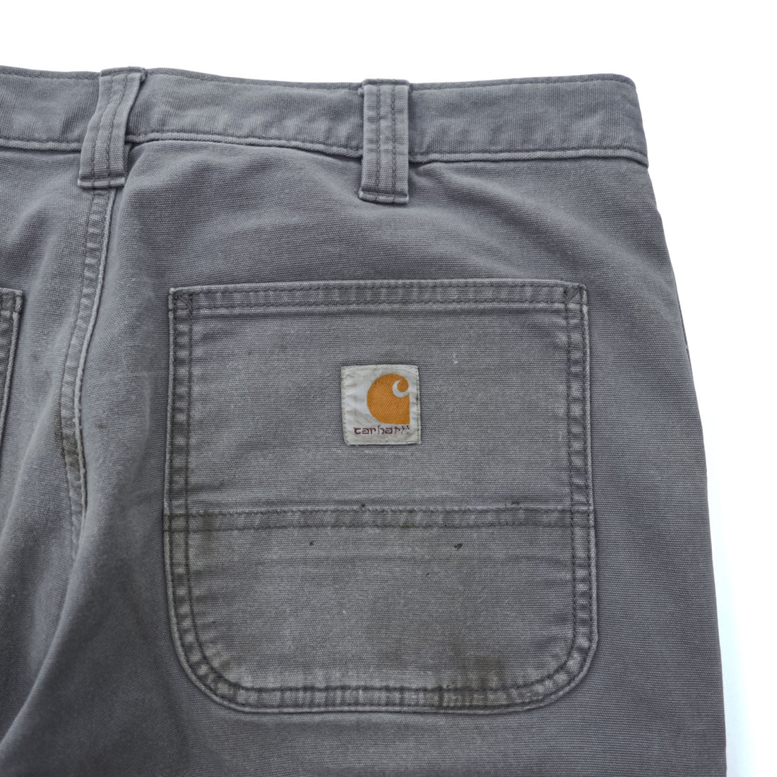 Carhartt 102291-039 Rugged Flex Rigby Relaxed Fit Canvas Work Pants Gravel Gray 34x32