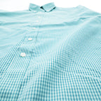 L.L.Bean ギンガムチェック 長袖 ボタンダウン シャツ L グリーン TRADITIONAL FIT 262253