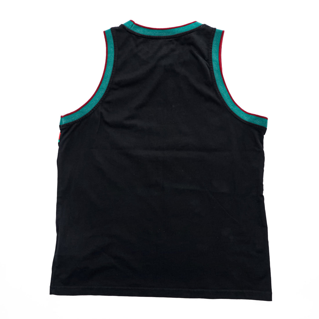 GUCCI コットンジャージー タンクトップ Cotton jersey 'Gucci Firenze 1921' tank top ブラック M シェリーライン ノースリーブ 08.338.986 / 0001-16 イタリア製