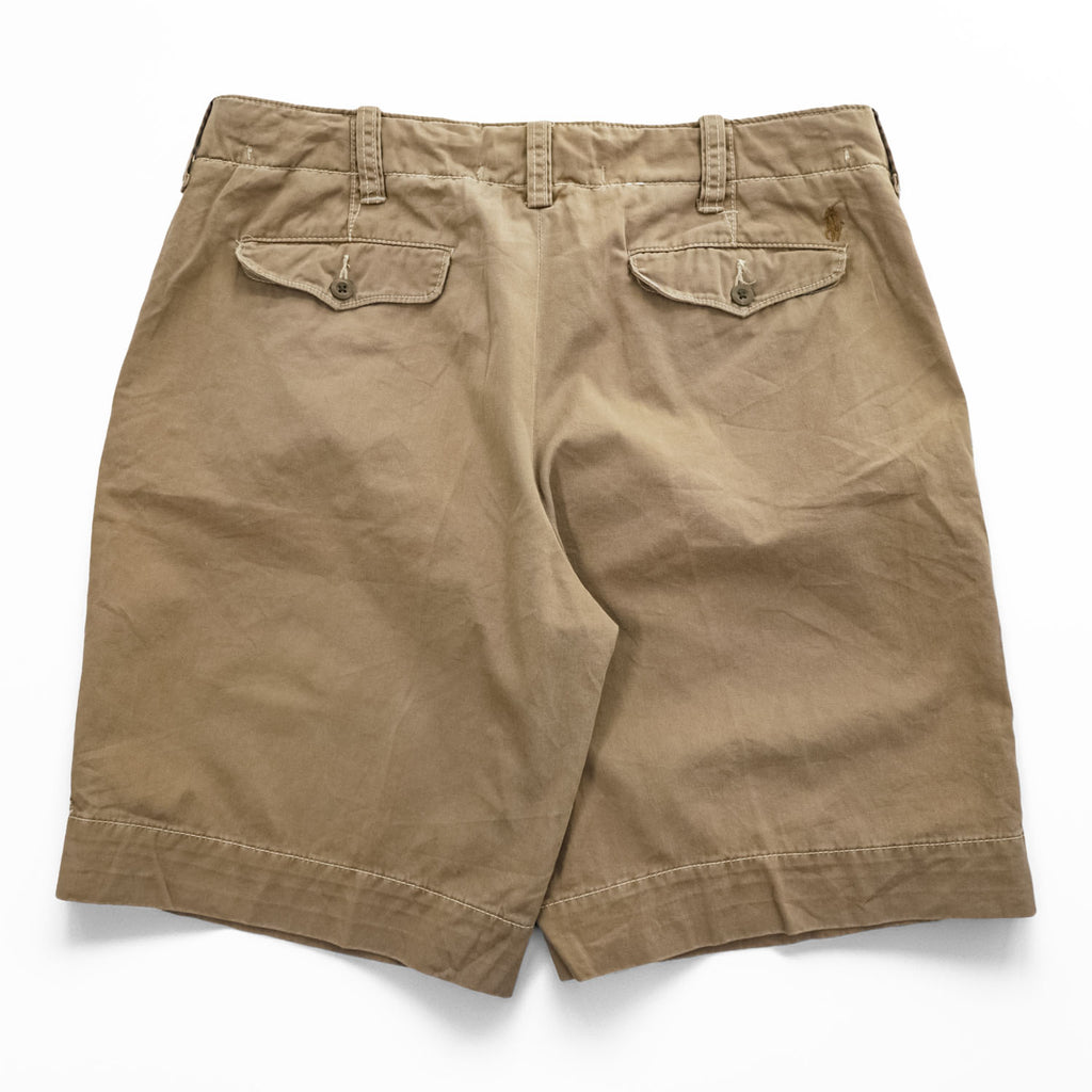Polo Ralph Lauren 90年代 デッドストック ショートパンツ ハーフパンツ L ベージュ TALONジップ 未使用品