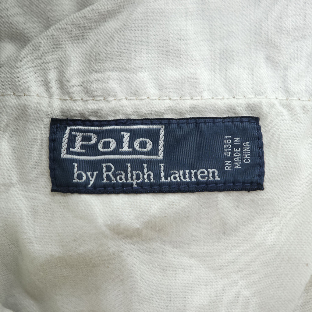 Polo Ralph Lauren 90年代 デッドストック ショートパンツ ハーフパンツ L ベージュ TALONジップ 未使用品