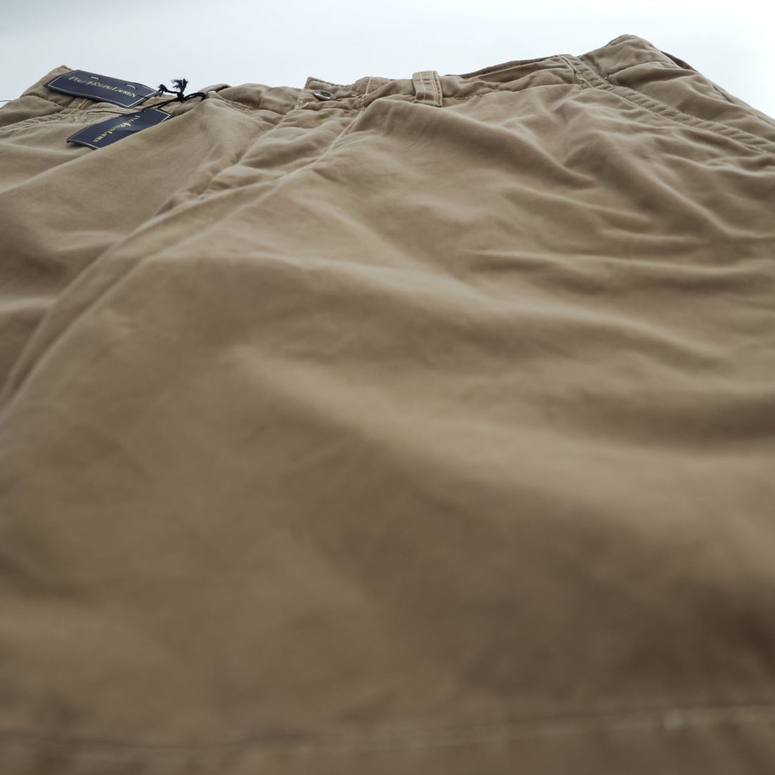Polo Ralph Lauren 90年代 デッドストック ショートパンツ ハーフパンツ L ベージュ TALONジップ 未使用品