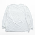 Needles 日本製 ロングスリーブ ポケット Tシャツ L/S Crew Neck Tee - Poly Jersey 長袖 ロンT L ホワイト ワンポイントロゴ NS272