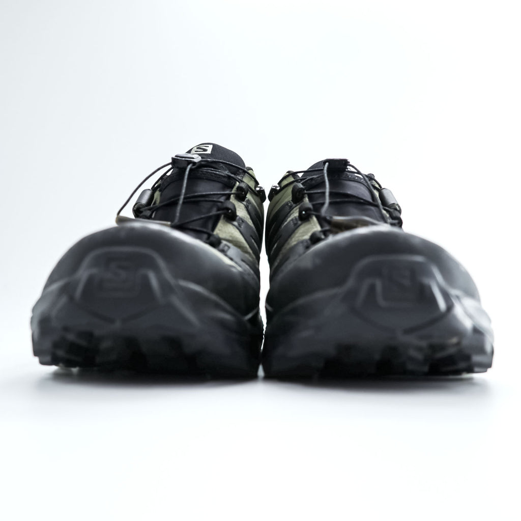 SALOMON ゴアテックス X ULTRA 4 GTX GORE-TEX トレッキングシューズ スニーカー 26.5cm カーキ 防水 クイックレース ドローコード Ortholite 413853