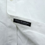 90年代 ヴィンテージ GREG NORMAN 半袖 リネン シャツ L ホワイト ボックスシルエット
