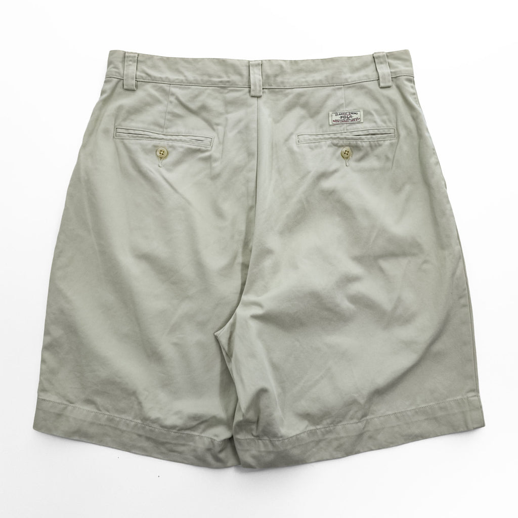 Polo Ralph Lauren 90年代 ヴィンテージ PHILIP SHORT ポロチノ ショーツ 33 ショートパンツ ハーフパンツ ベージュ