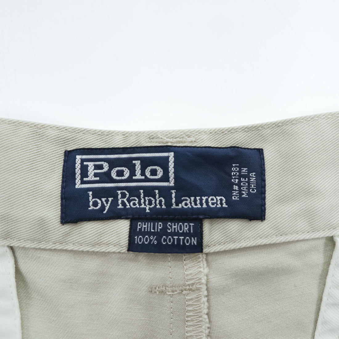 Polo Ralph Lauren 90年代 ヴィンテージ PHILIP SHORT ポロチノ ショーツ 33 ショートパンツ ハーフパンツ ベージュ