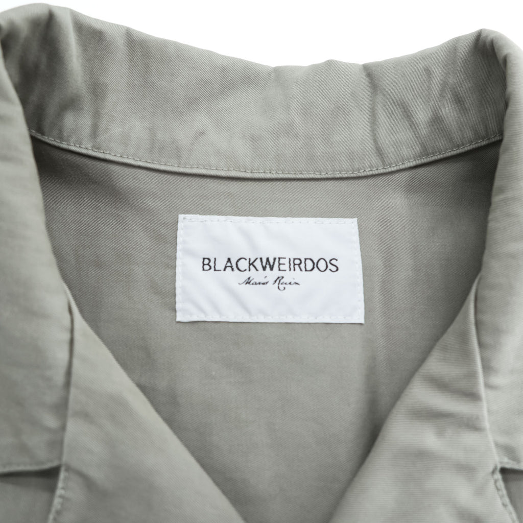 Black Weirdos オールインワン ジャンプスーツ L カーキ グリーン ツナギ 刺繍 バックプリント 23SS-JP01