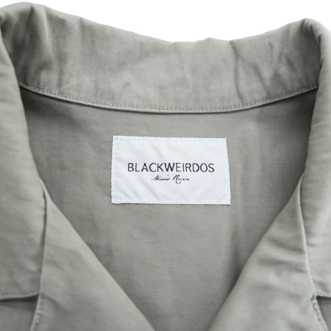 Black Weirdos オールインワン ジャンプスーツ L カーキ グリーン ツナギ 刺繍 バックプリント 23SS-JP01