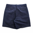 Brooks Brothers 346 タック チノショーツ ADVANTAGE SHORT ショートパンツ 36 ネイビー プリーツ ハーフパンツ