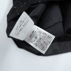 PS Paul Smith リネン ジレ スーツベスト L グレー ブラック 麻 シンチバック ドット PP-BM-47921