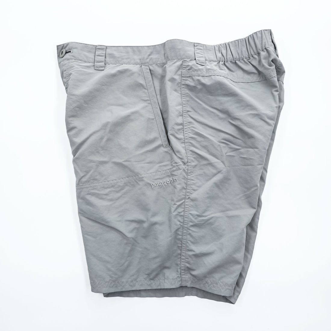 Patagonia ナイロンショーツ アウトドア ショートパンツ ハーフパンツ L グレー ジップポケット STY82126 SP17