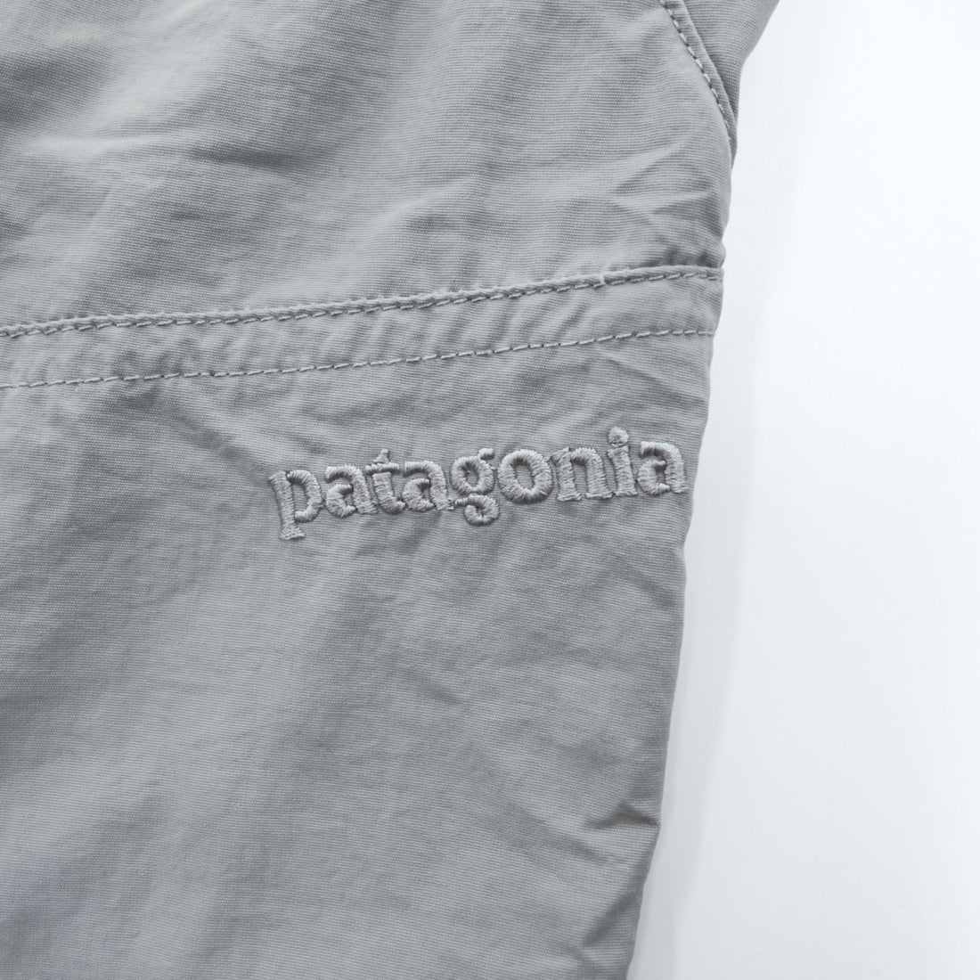 Patagonia ナイロンショーツ アウトドア ショートパンツ ハーフパンツ L グレー ジップポケット STY82126 SP17