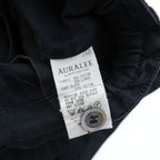 AURALEE 日本製 コットンリネン オックス イージーショーツ ショートパンツ ハーフパンツ L ダークネイビー AL5SPT002-FOX