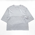 EEL 日本製 7分袖 Tシャツ YURURI TEE 3/4 S グレー ワイド USA製生地 E-25522 未使用品