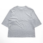 EEL 日本製 7分袖 Tシャツ YURURI TEE 3/4 S グレー ワイド USA製生地 E-25522 未使用品