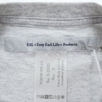 EEL 日本製 7分袖 Tシャツ YURURI TEE 3/4 S グレー ワイド USA製生地 E-25522 未使用品