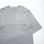 EEL 日本製 7分袖 Tシャツ YURURI TEE 3/4 S グレー ワイド USA製生地 E-25522 未使用品