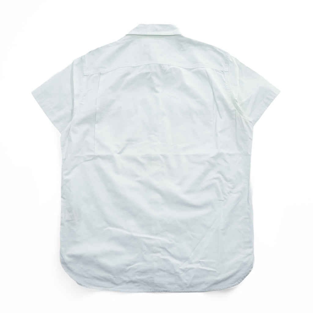 DENIM & SUPPLY RALPH LAUREN 半袖 ワークシャツ L ホワイト オックスフォード ダブルポケット