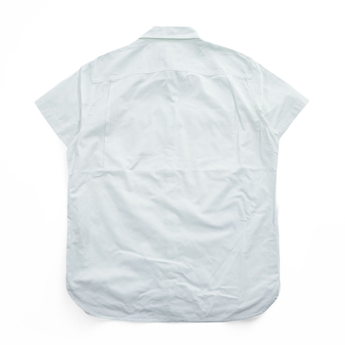 DENIM & SUPPLY RALPH LAUREN 半袖 ワークシャツ L ホワイト オックスフォード ダブルポケット