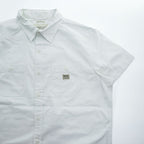DENIM & SUPPLY RALPH LAUREN 半袖 ワークシャツ L ホワイト オックスフォード ダブルポケット