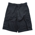 Dickies カーゴショーツ ワーク ハーフパンツ W36 ブラック LOOSE FIT ショートパンツ WR888BK