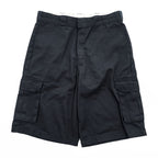 Dickies カーゴショーツ ワーク ハーフパンツ W36 ブラック LOOSE FIT ショートパンツ WR888BK