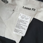 Dickies カーゴショーツ ワーク ハーフパンツ W36 ブラック LOOSE FIT ショートパンツ WR888BK