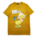 EGONLAB フランス製 Yellow Goat プリント Tシャツ M マスタード イエロー NUBIAN / MIDWEST 取扱い