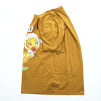 EGONLAB フランス製 Yellow Goat プリント Tシャツ M マスタード イエロー NUBIAN / MIDWEST 取扱い