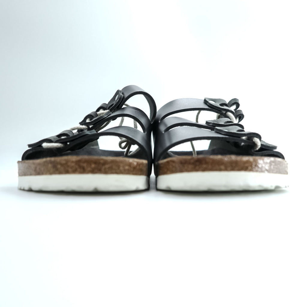 BIRKENSTOCK ルカ LUCCA スライド サンダル 27cm ブラック レザー レースアップ EVAソール ドイツ製