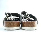 BIRKENSTOCK ルカ LUCCA スライド サンダル 27cm ブラック レザー レースアップ EVAソール ドイツ製