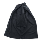 GEORGE 90年代 ヴィンテージ 半袖ワークシャツ XL ブラック SUEDED ボックスシルエット
