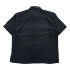GEORGE 90年代 ヴィンテージ 半袖ワークシャツ XL ブラック SUEDED ボックスシルエット