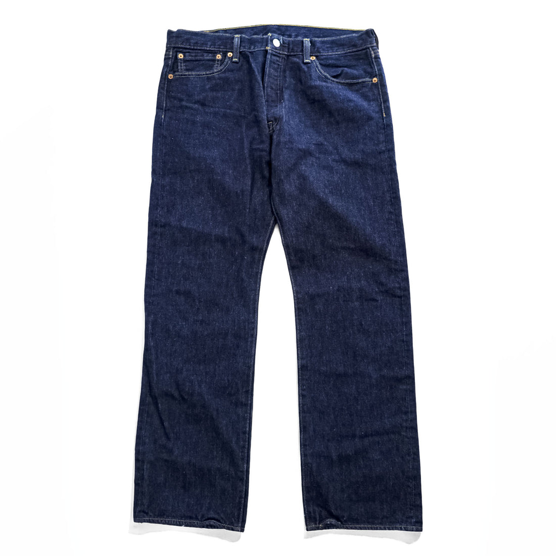Levi's 501 デニムパンツ ジーンズ 34 x 30 インディゴ 濃紺 リジッド ボタンフライ 00501-0115