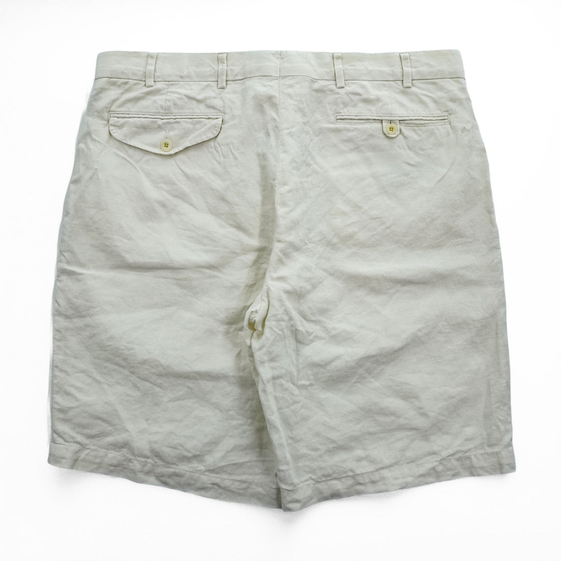 Polo Ralph Lauren 90年代 ヴィンテージ リネンショーツ BRADBURY FIT ショートパンツ L ハーフパンツ