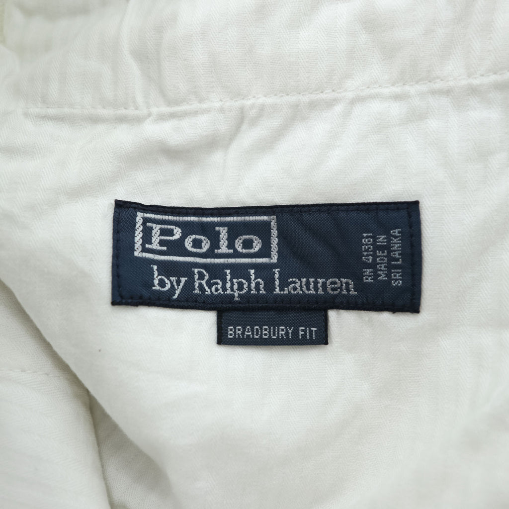 Polo Ralph Lauren 90年代 ヴィンテージ リネンショーツ BRADBURY FIT ショートパンツ L ハーフパンツ