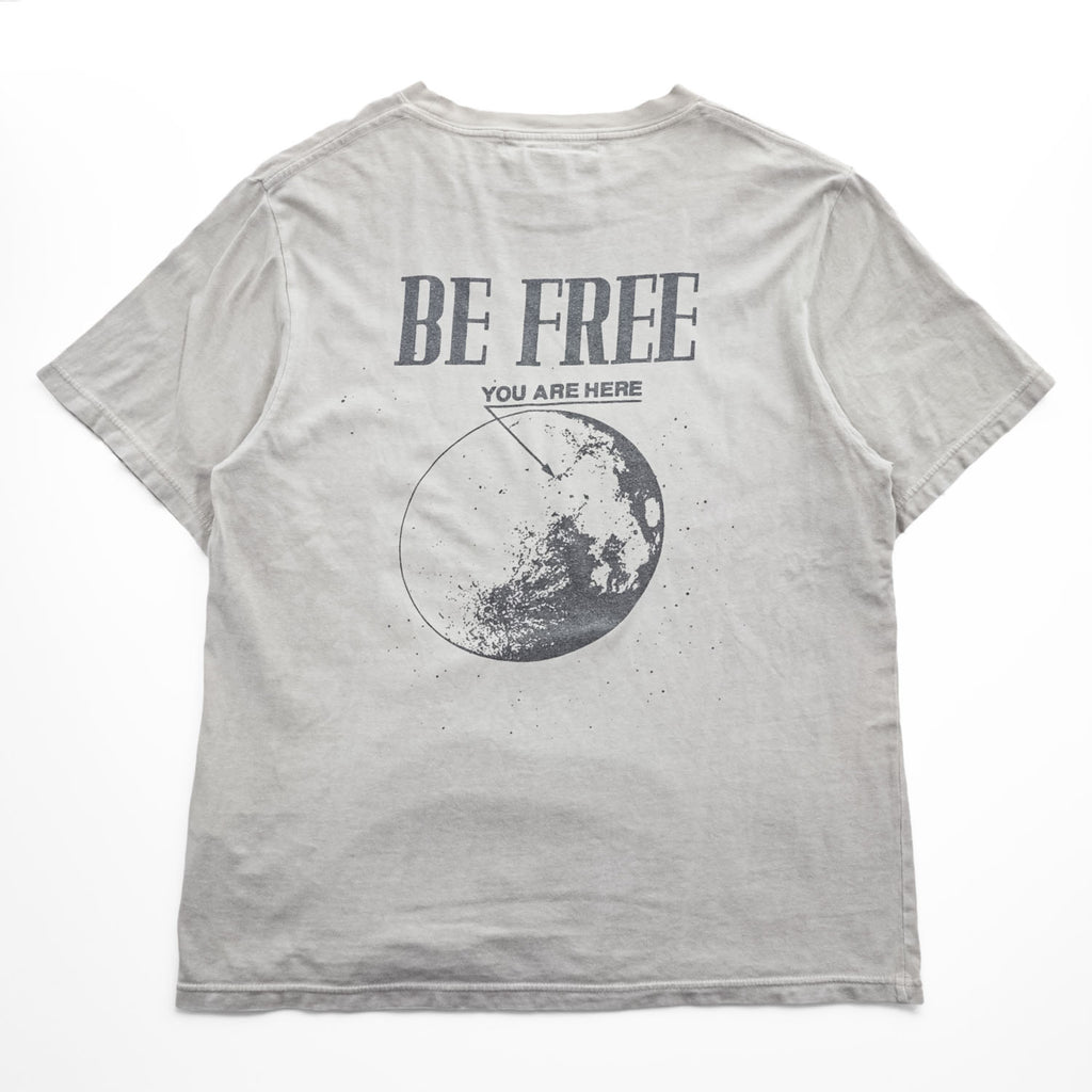 REMI RELIEF 日本製 ヴィンテージ加工 Tシャツ M ベージュ HARD SP加工20/天竺 BE GOOD スペシャル加工