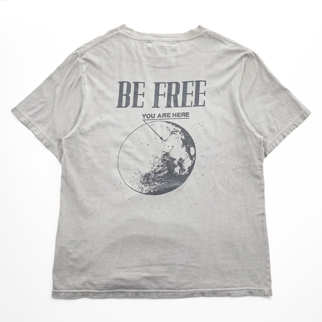 REMI RELIEF 日本製 ヴィンテージ加工 Tシャツ M ベージュ HARD SP加工20/天竺 BE GOOD スペシャル加工