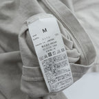 REMI RELIEF 日本製 ヴィンテージ加工 Tシャツ M ベージュ HARD SP加工20/天竺 BE GOOD スペシャル加工