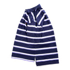 Polo Ralph Lauren 90年代 ヴィンテージ ポロシャツ M ネイビー ボーダー スモールポニー ロゴ 刺繍 GOLF FIT