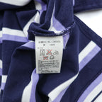 Polo Ralph Lauren 90年代 ヴィンテージ ポロシャツ M ネイビー ボーダー スモールポニー ロゴ 刺繍 GOLF FIT