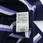Polo Ralph Lauren 90年代 ヴィンテージ ポロシャツ M ネイビー ボーダー スモールポニー ロゴ 刺繍 GOLF FIT